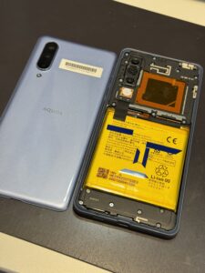 AQUOS zero5G basic のバッテリー交換修理